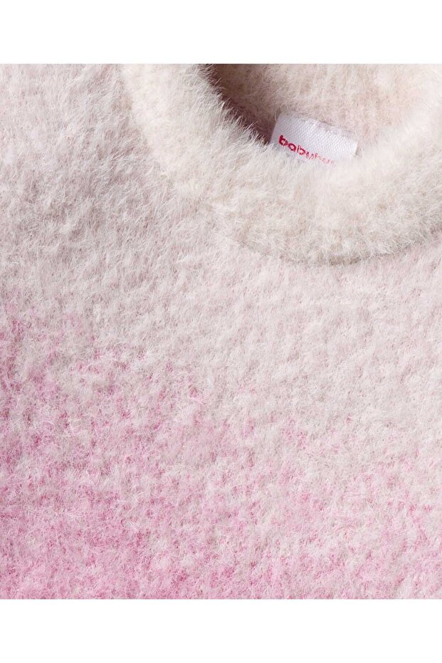 Kit Full Sleeves Pullover Solid Sweater - Pink - 3