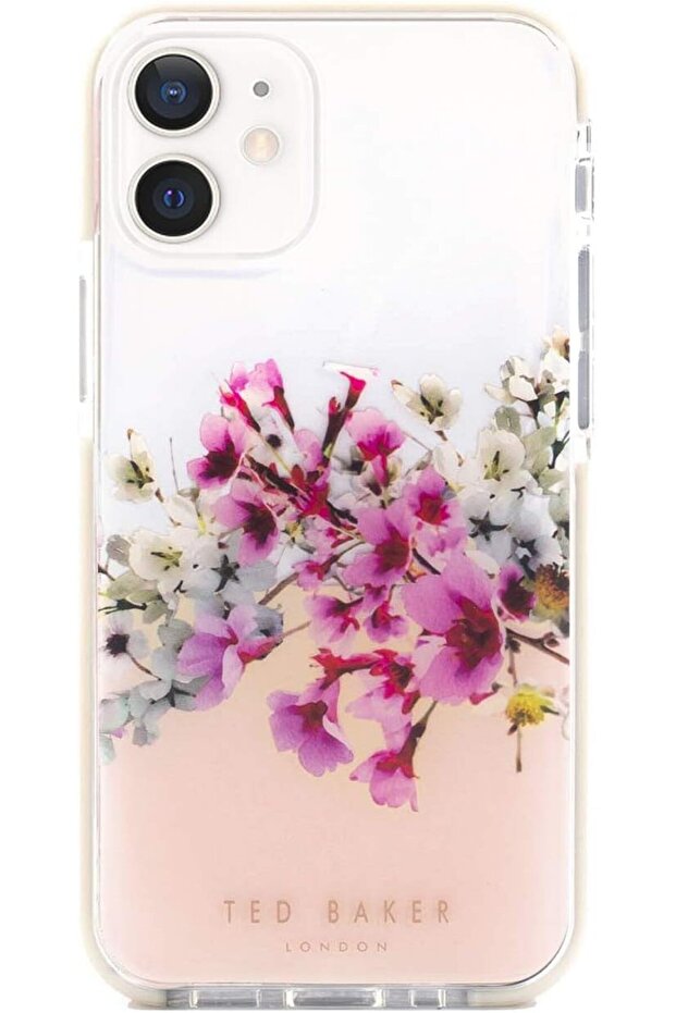 iPhone 12 Mini Anti-Shock Floral Case - Elegant Drop Protection Cover