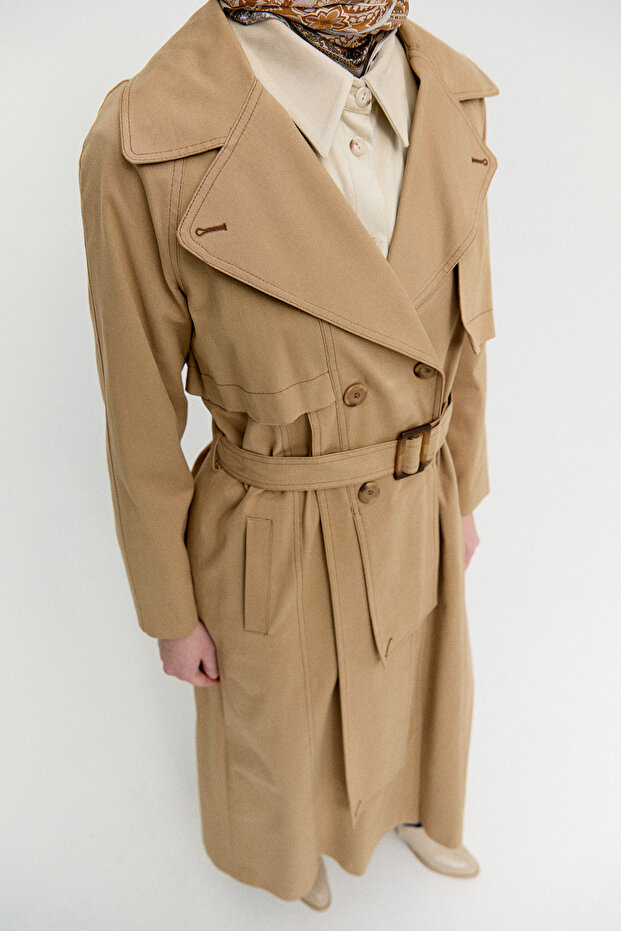 Katmanlı Pamuk Pardesü - 5