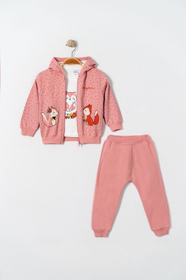 Sincak Bskli Baby Girl Seasonal 3-Piece Tkm