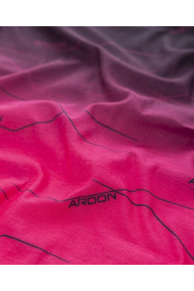 Eșarfă multifuncțională de iarnă negru-roz, CREATRON - 2