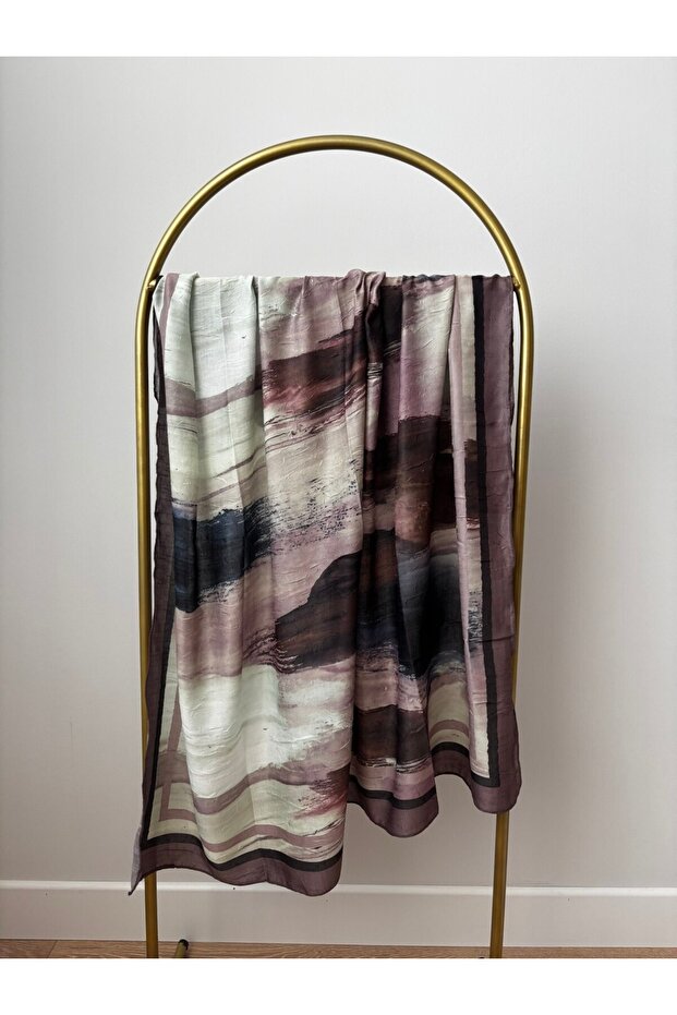 Rustik Desen Bambu Eşarp - 2