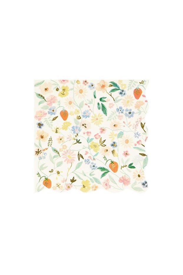 Floral Napkins (L) (Pack of 16)