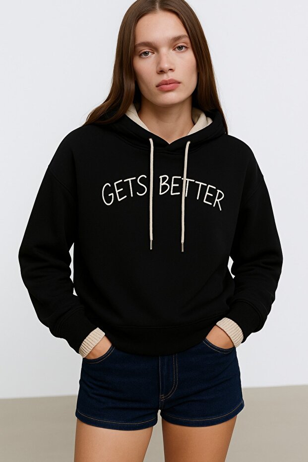 Üç İplik Gets Better Baskı SWEAT - 2