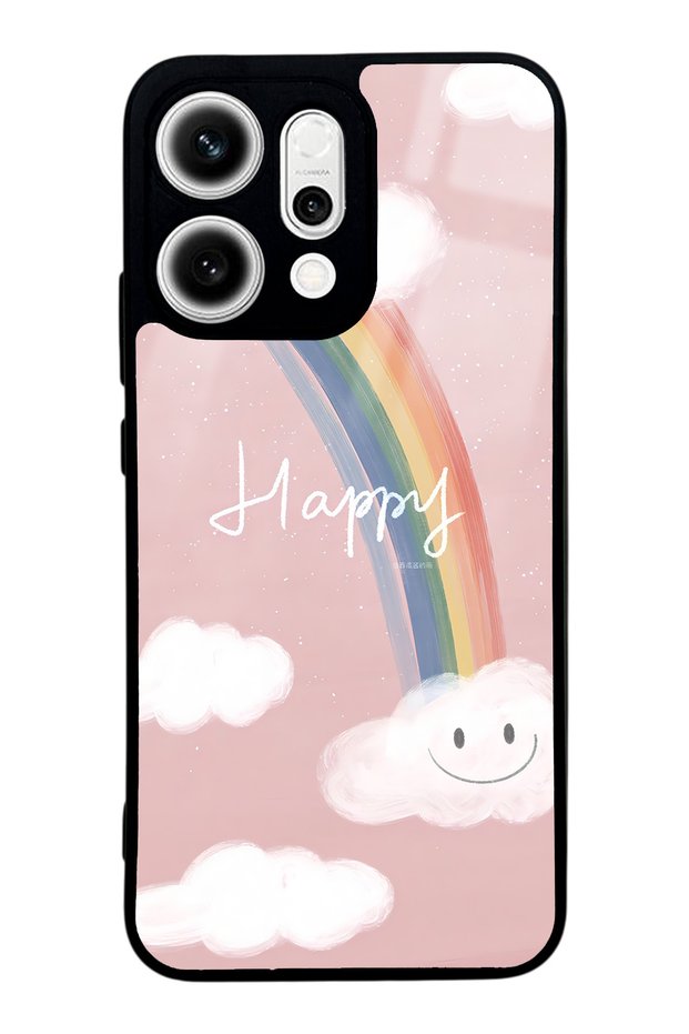 Oppo Reno 14 Happy Cloude Design Glossy Phone Case