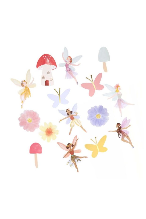 Die-Cut Fairy Stickers - 25 Pieces