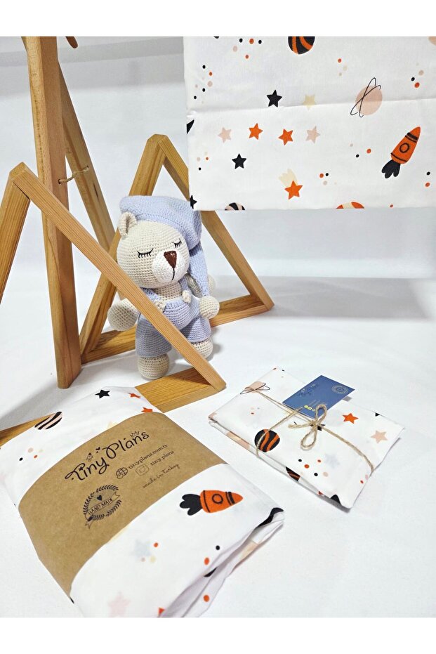 Elastic Baby Sheet - Pillowcase Set 70x120 cm