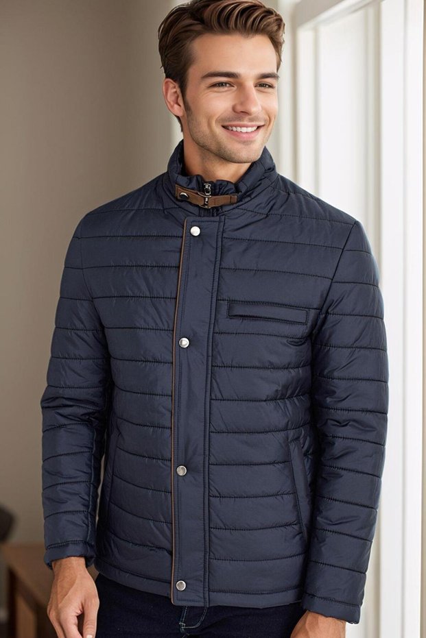 Comfortable Fit Men's Coat Lightweight Warm Stylish Casual Sports Coat