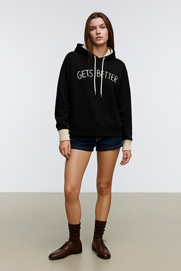 Üç İplik Gets Better Baskı SWEAT - 3