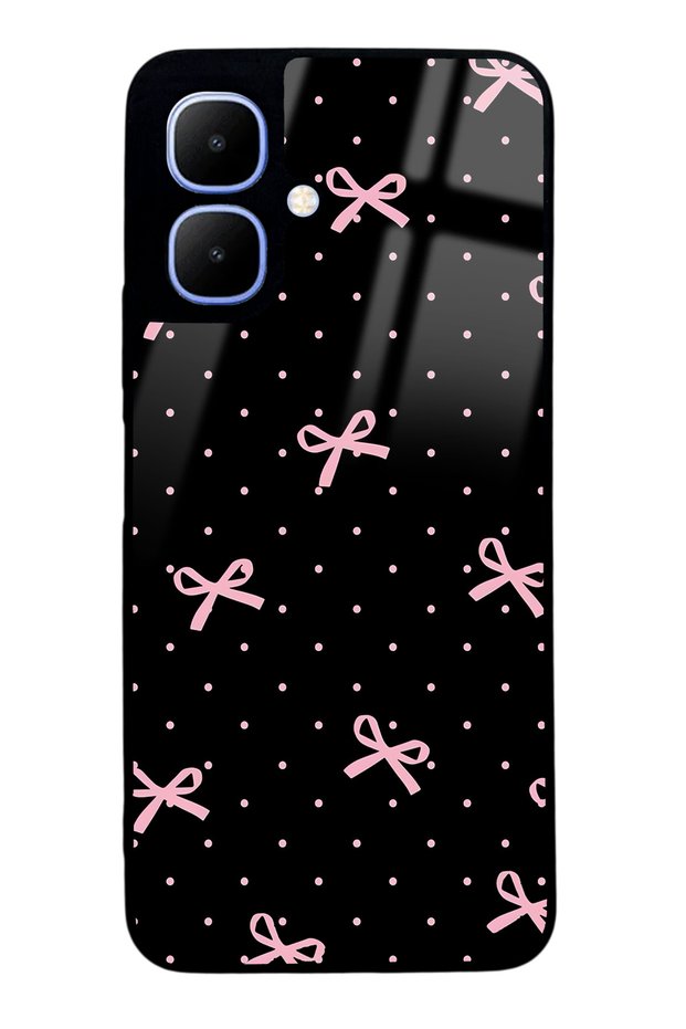 Infinix Smart 10 Glossy Phone Case with Pink Ribbon Design