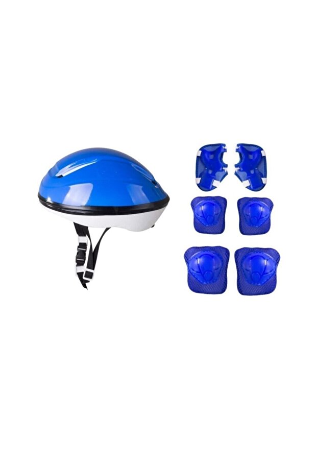 Children's Helmet Knee Pad Elbow Pad Protective Set 7 Pieces