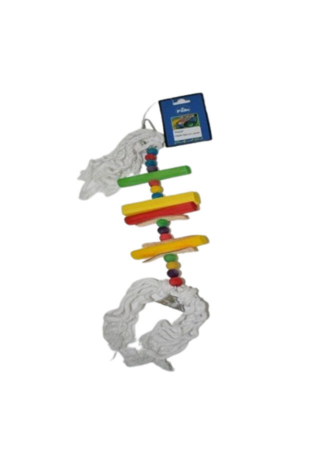 Bird Toy Natural And Clean 065 -With Bell - 30x8 cm