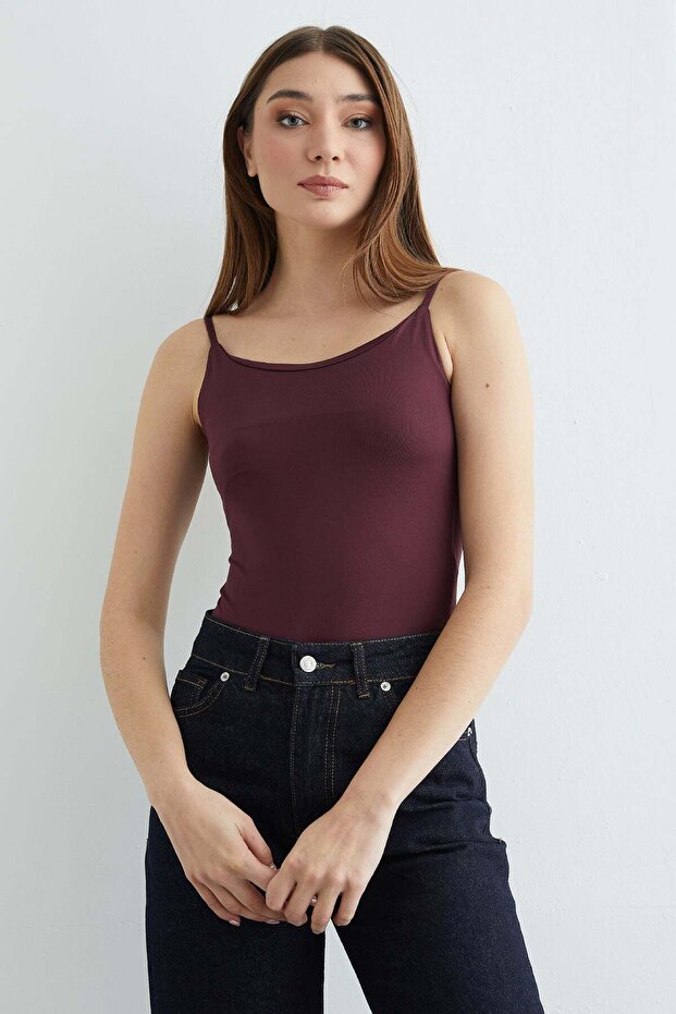 Basic İp Askılı Çıtçıtlı Body - 1