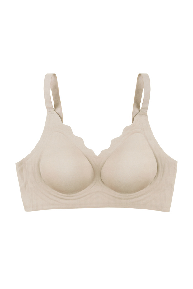 Women's Underwire-Free Laser Stitch-Free Invisible Removable Pad Bra