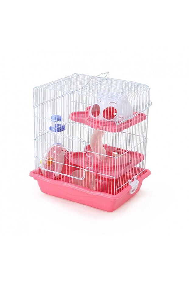 Hamster Cage (M012) - 35.5 x 26.6 x 40.5cm[Dimension - 35.5 x 26.6 x 40.5cm]
