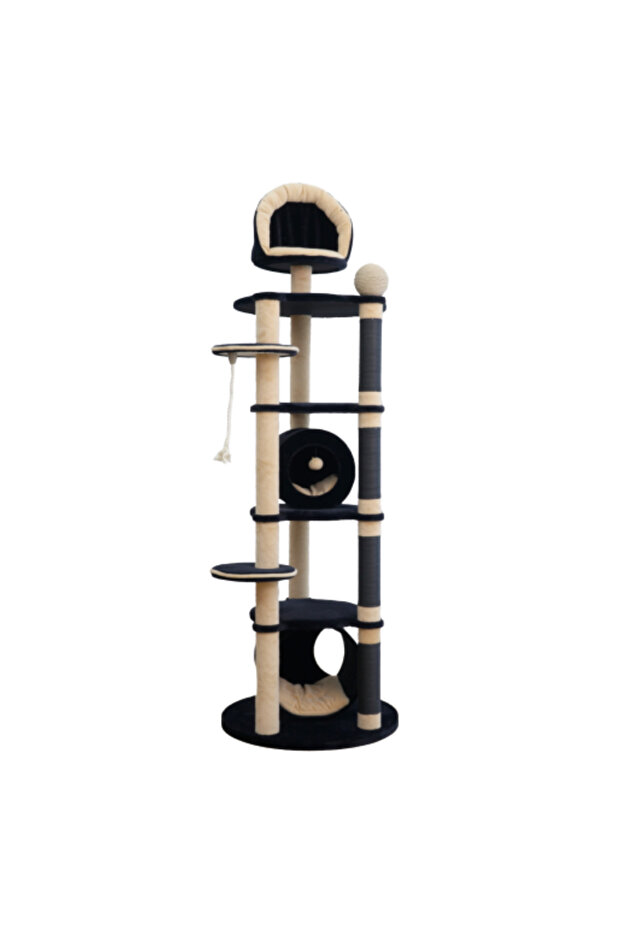 Cat Tower With House D69x216h cm