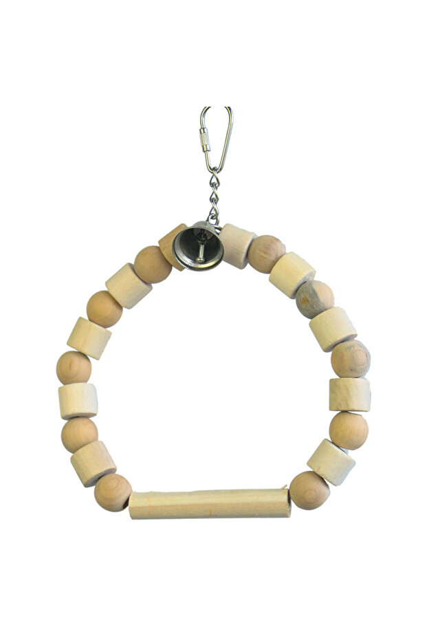 Wooden Hanging Natural Bird Toy20x15cm-BTLB0413