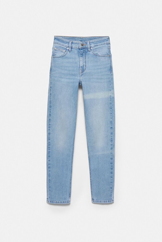 Skinny yüksek bel jean - 8