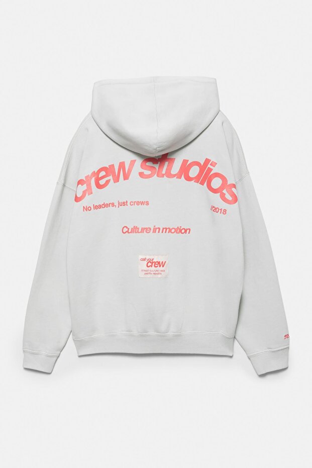 Kapüşonlu crew studios sweatshirt - 7