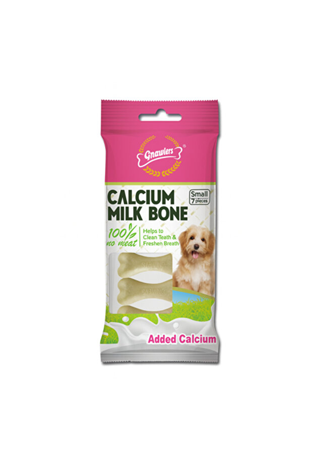 Calcium Milk Bone 2" Small-Snack For Dogs-7Pcs/Pack-60G