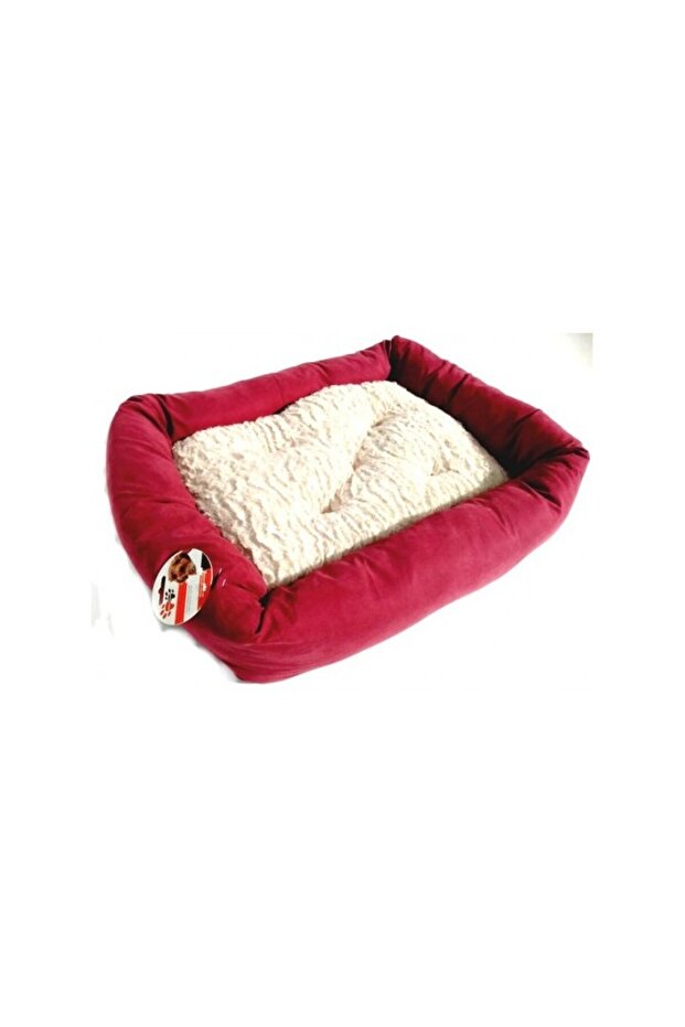 Pet Cushion[Color - RED, Dimension - 60 x 50cm]