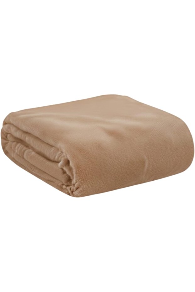 Single Fleece Blanket 150 x 200 cm – Soft & Warm Lightweight Plain Blanket for All Seasons, Cozy M