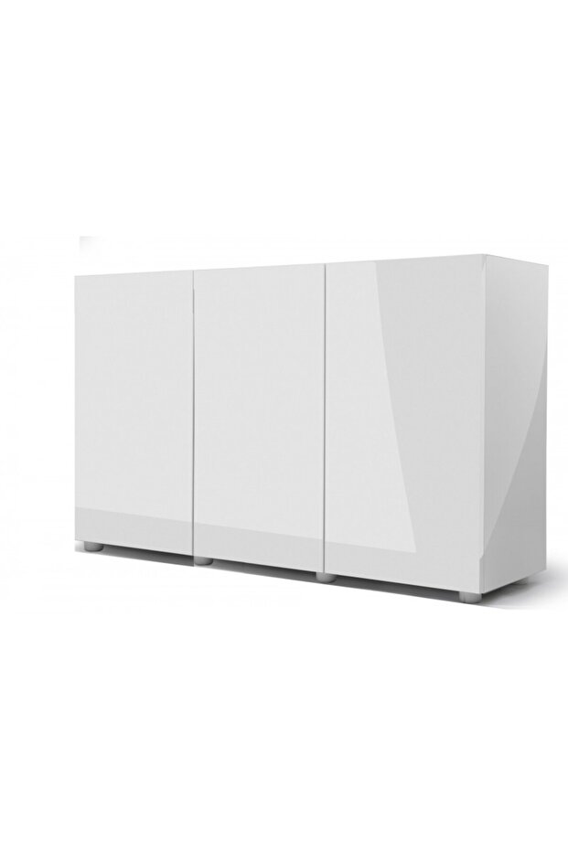 Cabinet Glossy 120 White [Dimension - 120 x 40 x 63cm]