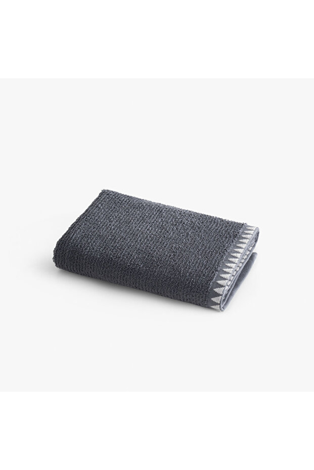 Tria Face Towel 100% Cotton Jacquard Navy Blue 50X90 cm