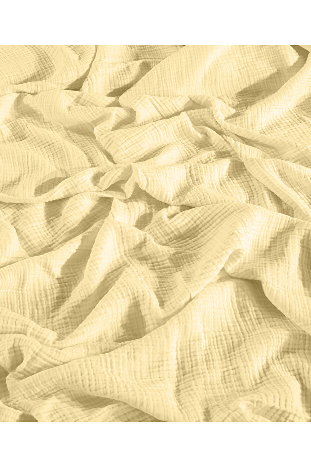 140X200 cm Muslin Sofa Cover – 100% Cotton, 4 Layers, Soft & Breathable, Sofa Shawl