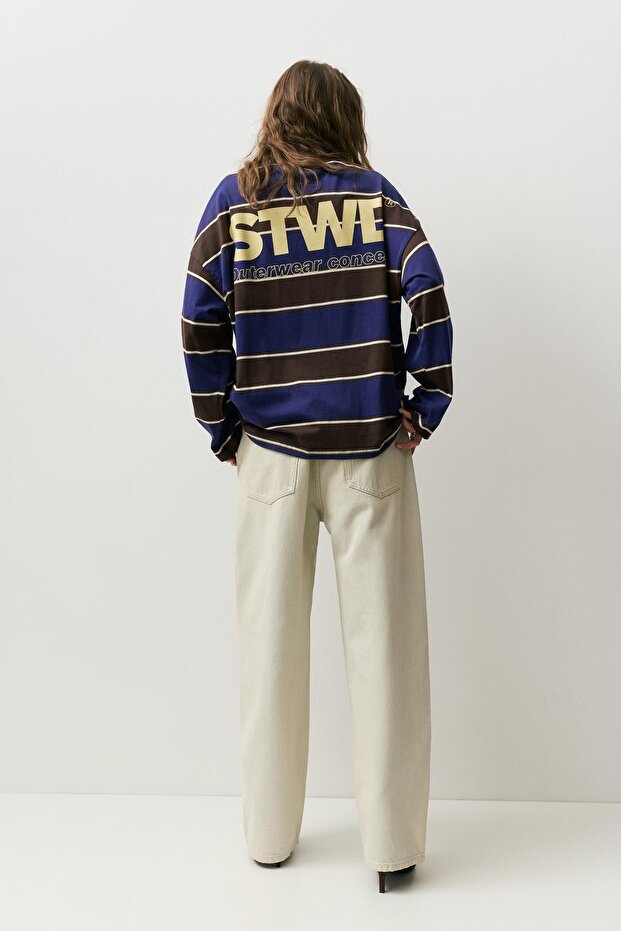 STWD çizgili t-shirt - 4
