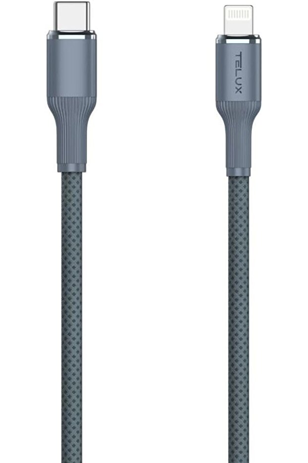 SWIFTX 27W USB-C to Lightning Charging Cable 1m, Nylon Braid, 10K+ Bend Lifespan, Data Transfer