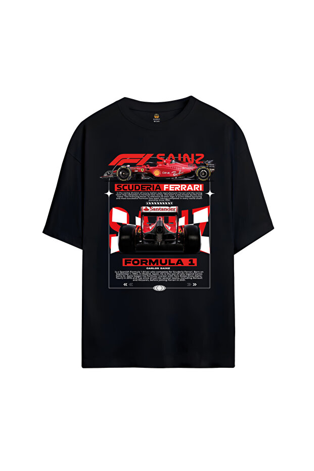 Carlos Sainz Printed Oversized T-Shirt