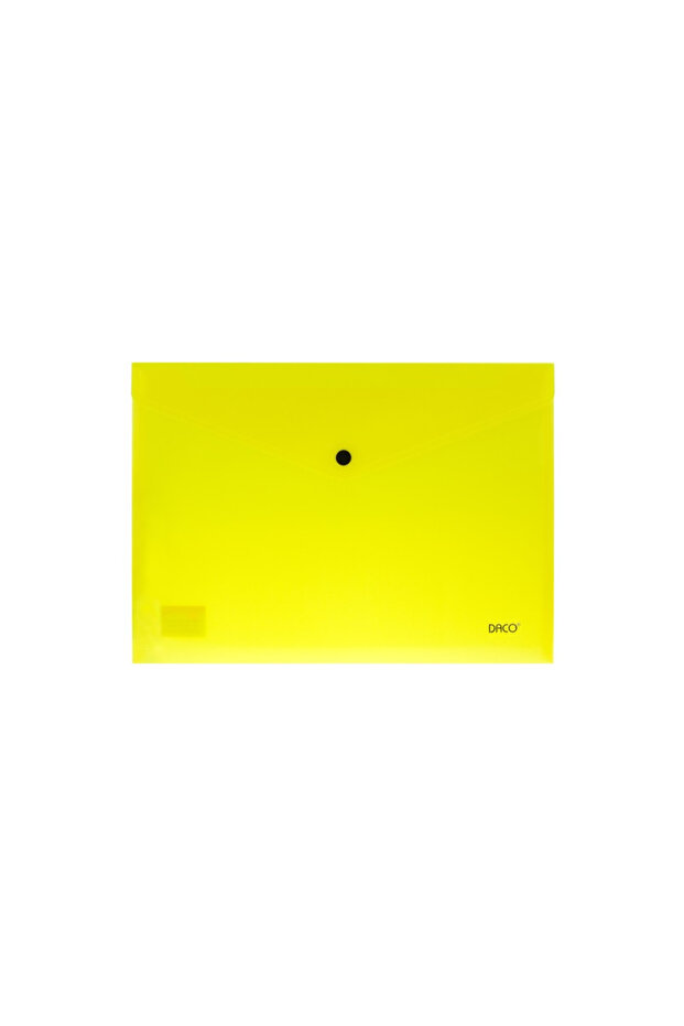 A4 Plastic Folder With Yellow Staple - 1