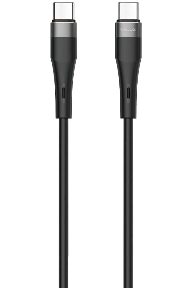 HYPERX 60W USB-C to USB-C Cable 1.2m, Silicone Coated, 10K+ Bend Lifespan, 480Mbps Data Transfer