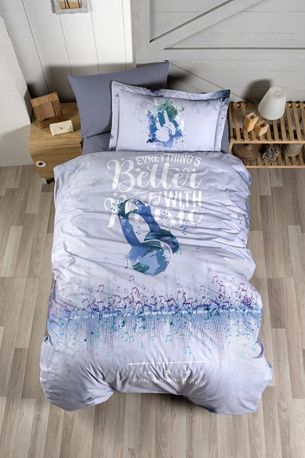 Sound 100% Cotton 150 Tc (56 Thread) Ranforce Single Duvet Cover Set