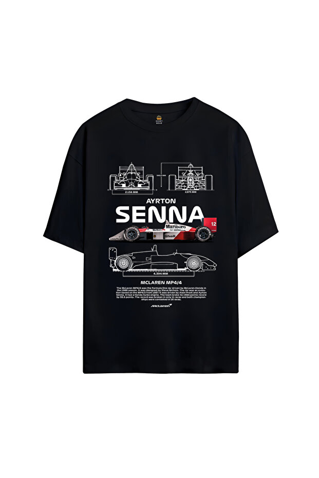 Ayrton Senna Printed Oversize T-Shirt