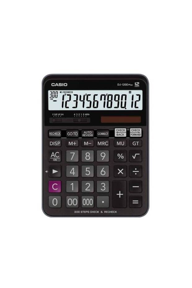 آلة حاسبة DJ-120D Plus – أسود - 1