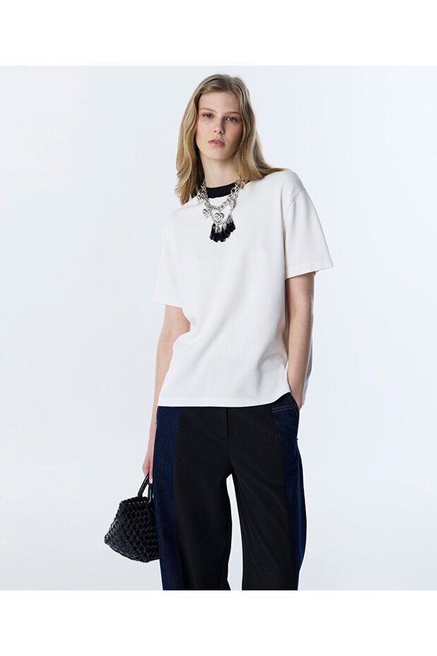 KONTRAST YAKA TRİKO - 1