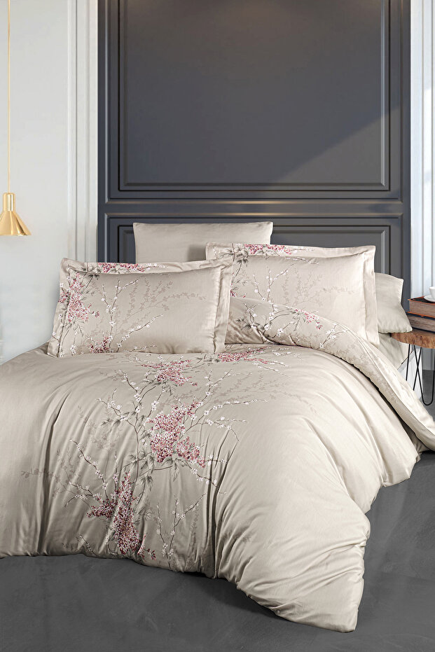 Wisteria 100% Cotton Satin 200 TC (80 Thread) Single Duvet Cover Set