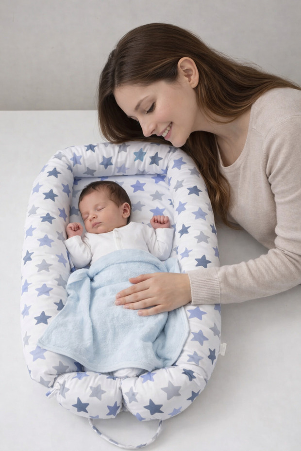 Orthopedic Newborn Baby Bed – Inclined Bed