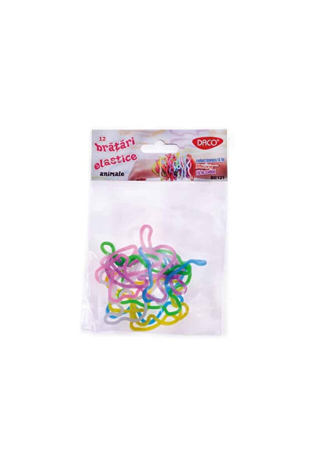 Bratari Elastice, 12buc/set, Animale - 1