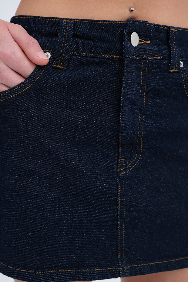 Mini Denim Etek E18050 - 3