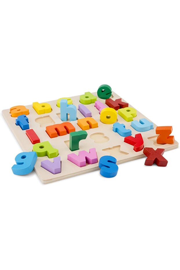 New Classic Toys Wooden Puzzle Alphabet (Lowercase) Educational Wooden Toys