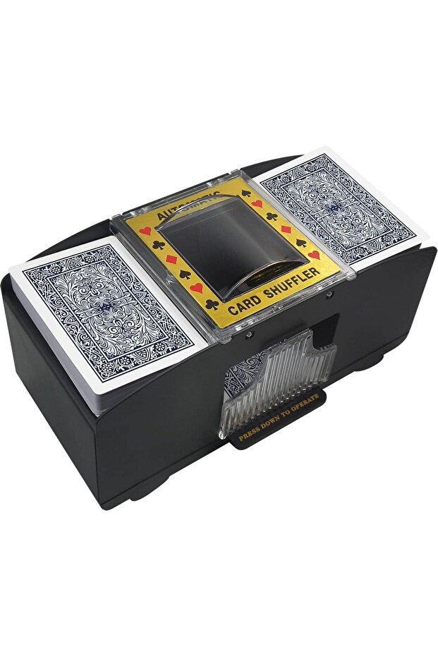 Card Shuffler 1-6 Deck Automatic, Battery-Operated Electric Card Shuffler Machine