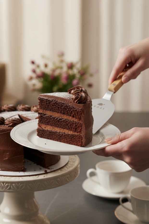 Bambu saplı Çelik spatula - 2