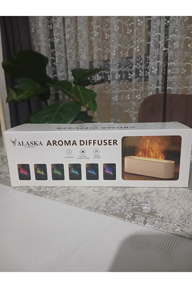 Renkli ateş görünümlü Aroma Diffuser - 3