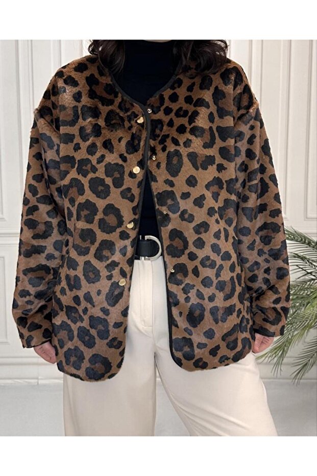 LEOPAR DESEN CEKET - 1