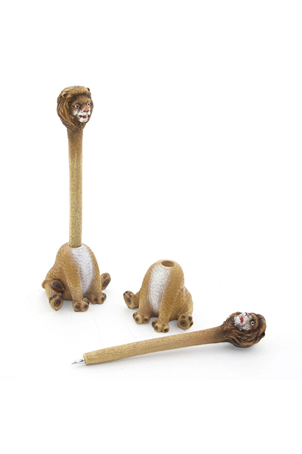 Polyester Lion Ballpoint Pen Alk2433