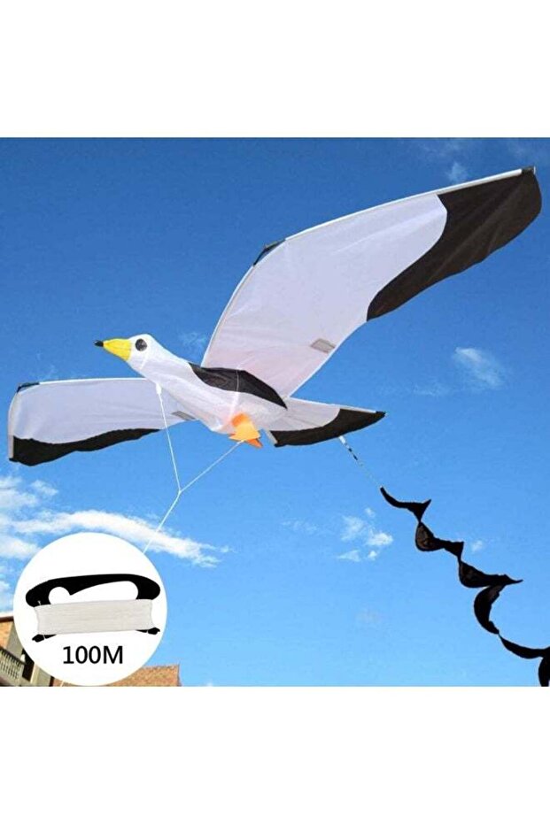 طائرة ورقية ثلاثية الأبعاد على شكل نورس - 1