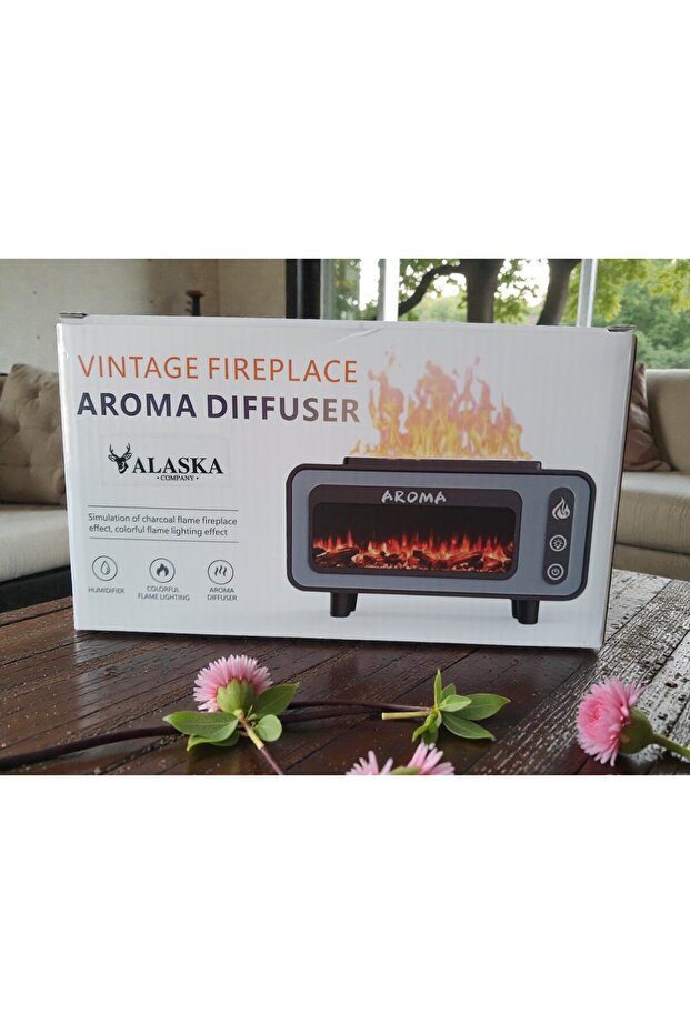 şömine görünümü aroma diffuser - 2
